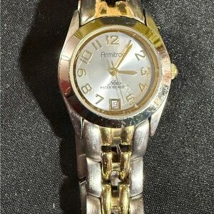 Armitron Two-Tone Silver and Gold Watch